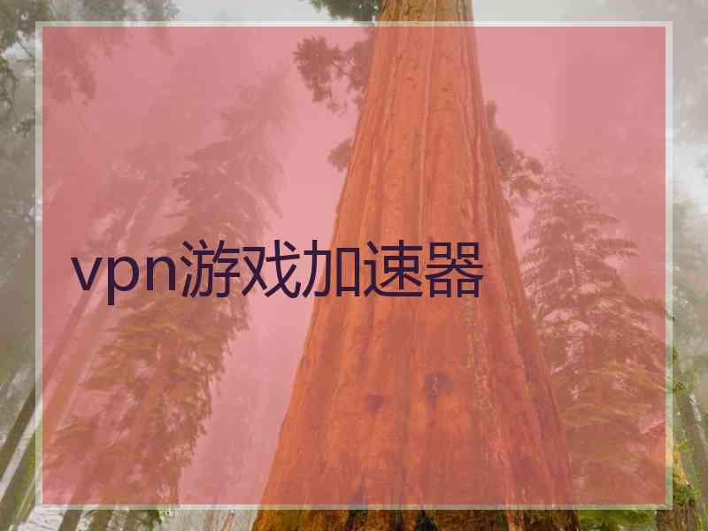 vpn游戏加速器