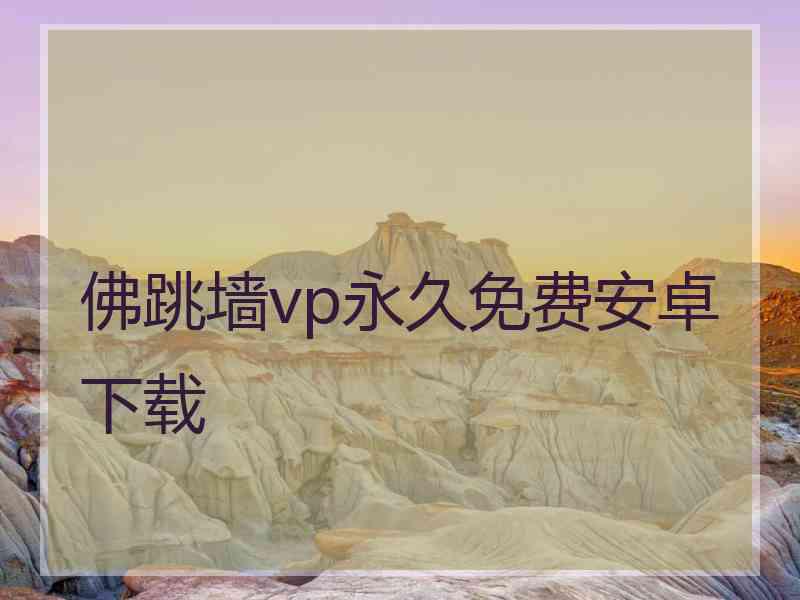 佛跳墙vp永久免费安卓下载