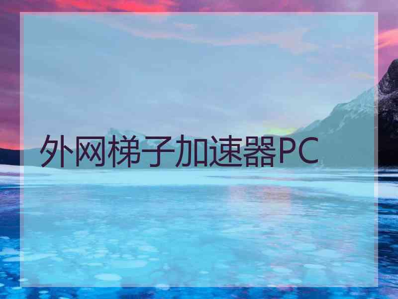 外网梯子加速器PC