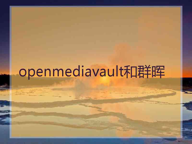 openmediavault和群晖