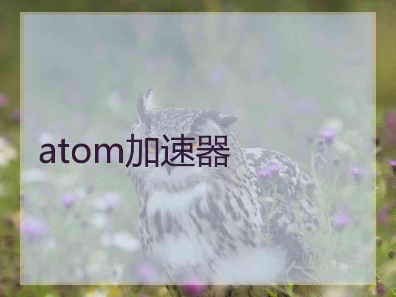 atom加速器