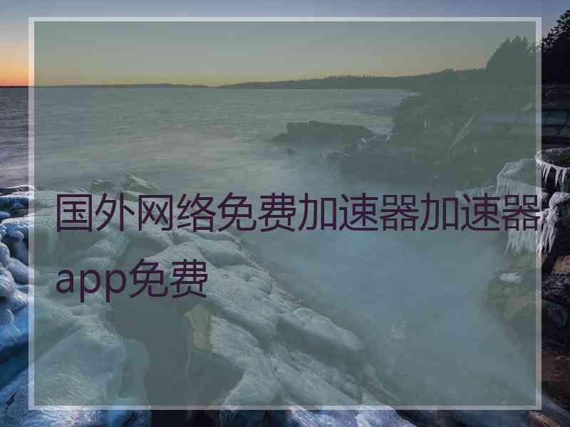 国外网络免费加速器加速器app免费