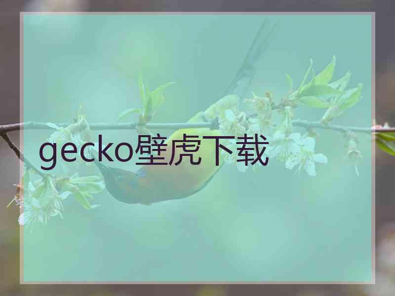 gecko壁虎下载