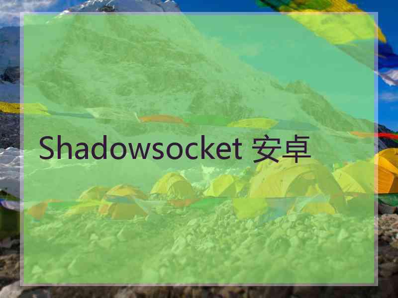 Shadowsocket 安卓