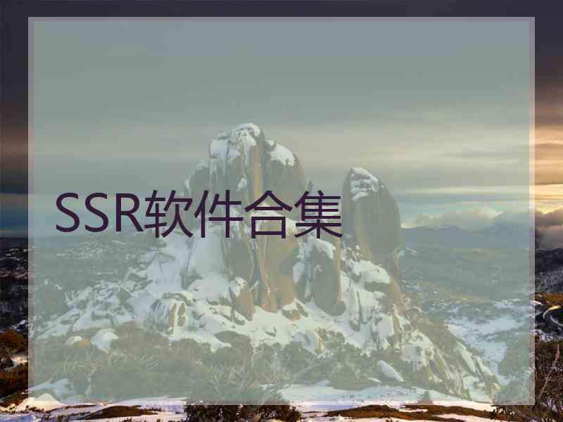 SSR软件合集