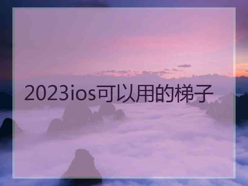 2023ios可以用的梯子