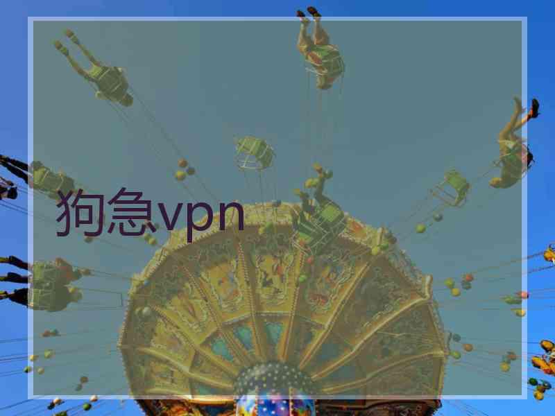 狗急vpn