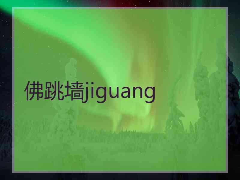 佛跳墙jiguang