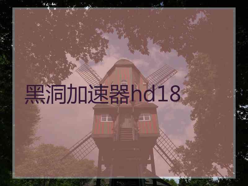 黑洞加速器hd18