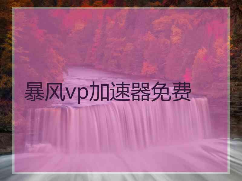 暴风vp加速器免费