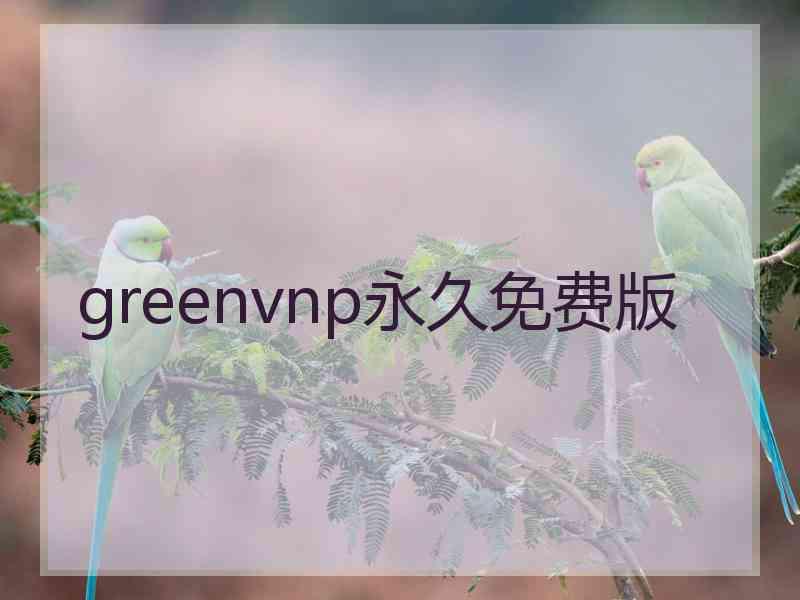 greenvnp永久免费版