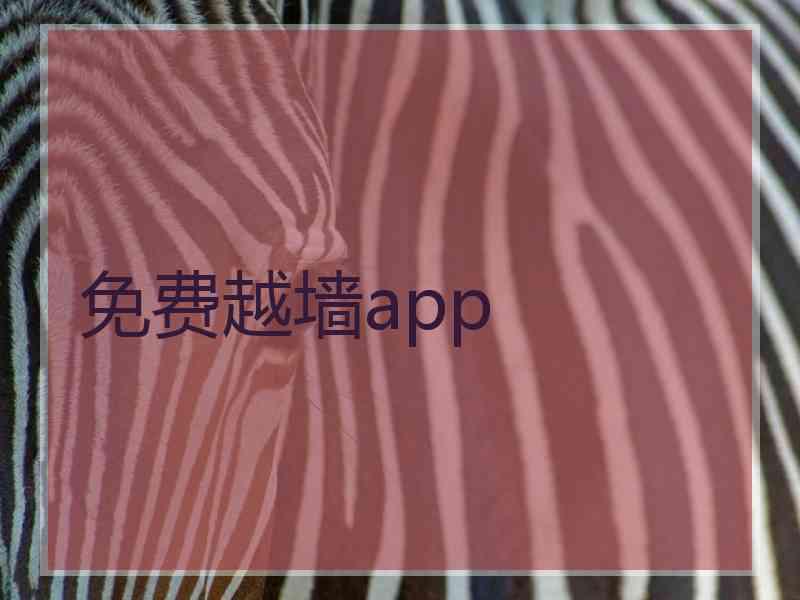 免费越墙app