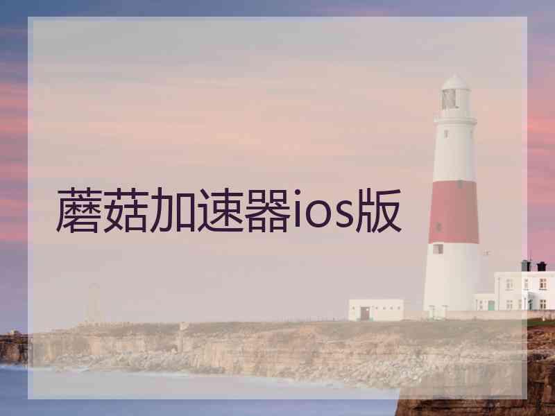 蘑菇加速器ios版