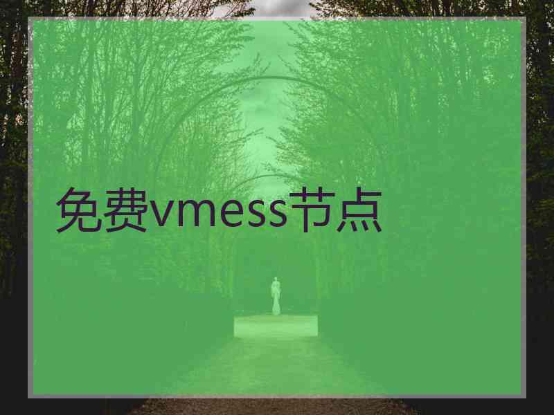 免费vmess节点