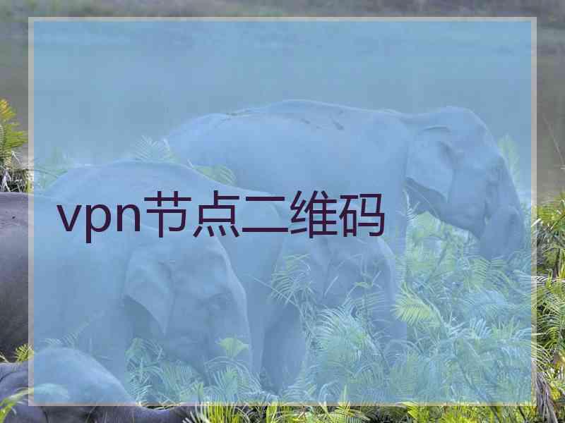 vpn节点二维码