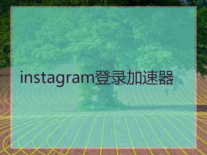 instagram登录加速器