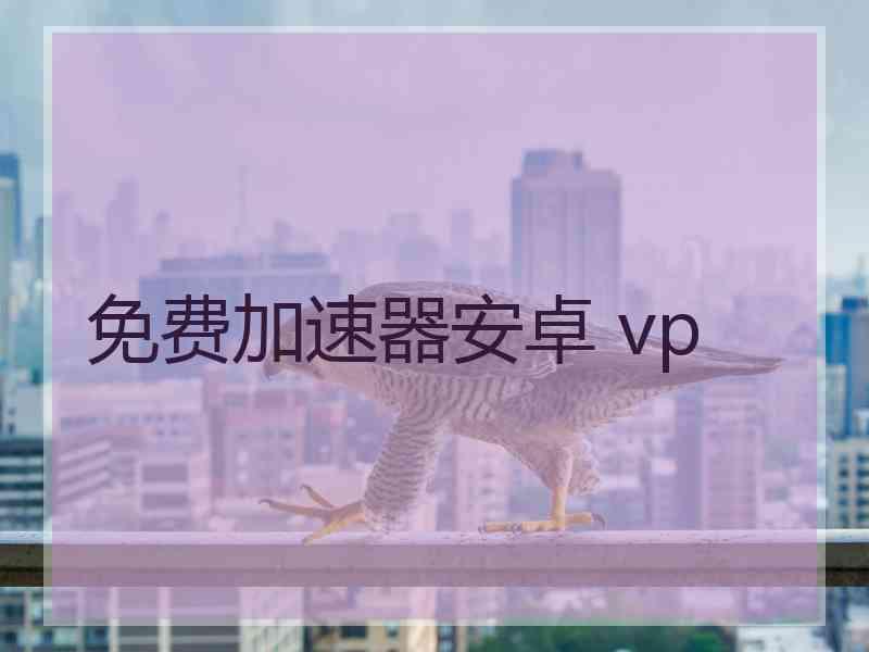 免费加速器安卓 vp